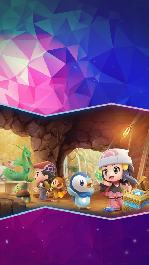 Pokemon Brilliant Diamond and Shining Pearl Mobile Wallpaper