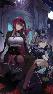 Kafka and Silver Wolf Honkai Star Rail Mobile Wallpaper