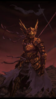 Golden Knight Elden Ring Style Mobile Wallpaper