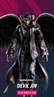 Devil Jin Tekken 8 Portrait Mobile Wallpaper