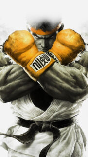 Ryu Fighting Style Martial Artist Action Mobile Wallpaper