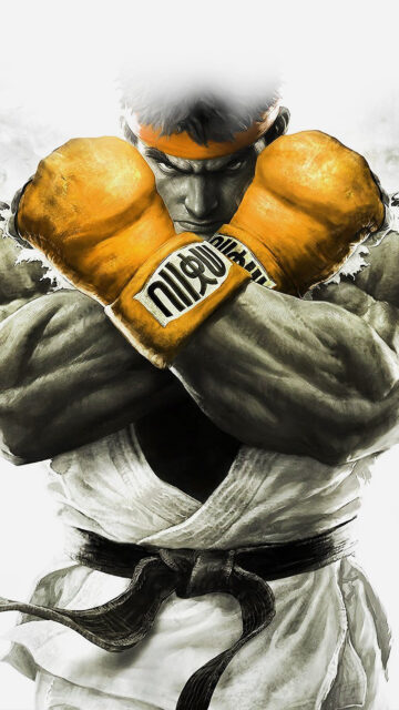 Ryu Fighting Style Martial Artist Action Mobile Wallpaper