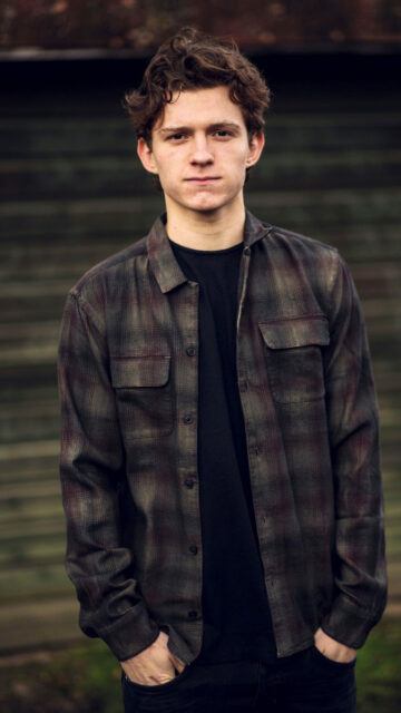 Tom Holland Casual Portrait Mobile Wallpaper