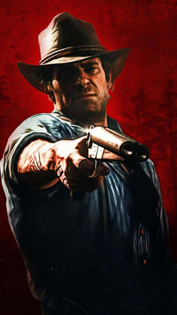 Arthur Morgan Portrait Mobile Wallpaper, Phone Wallpaper or 4K Wallpaper
