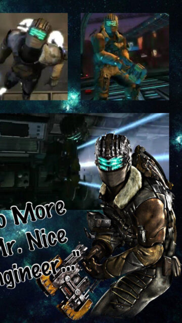 Dead Space Isaac Clarke Combat Mobile Wallpaper