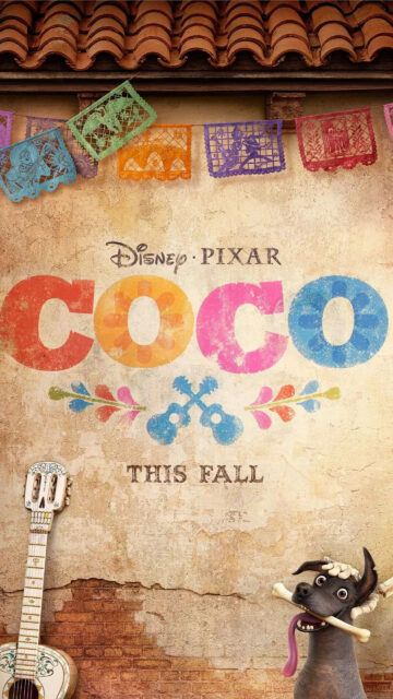 Disney Pixar Coco Themed Vertical Mobile Wallpaper