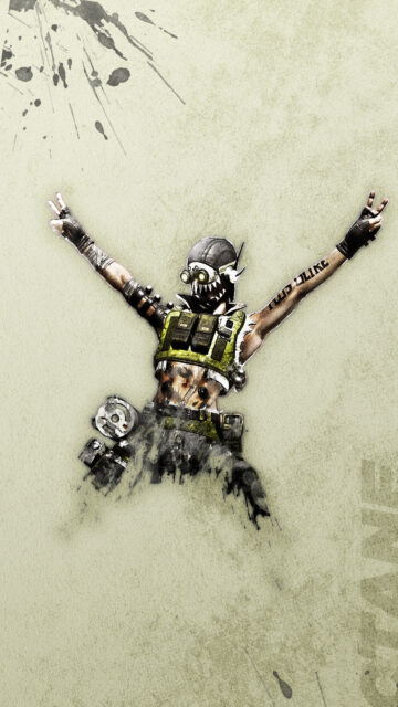 Octane Apex Legends Artistic Splash Art Mobile Wallpaper
