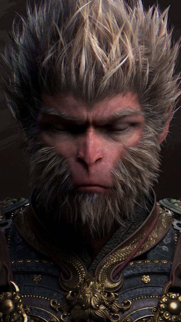 Sun Wukong Mythical Warrior Mobile Wallpaper