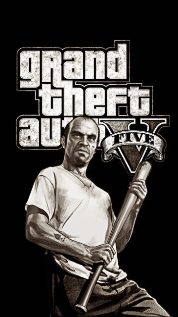 Trevor Philips Grand Theft Auto V Mobile Wallpaper