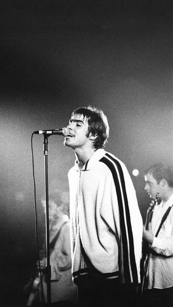 Liam Gallagher Live Performance Mobile Wallpaper