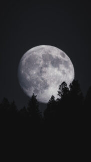 Mystical Full Moon Celestial Night Sky Spiritual Energy Wallpaper