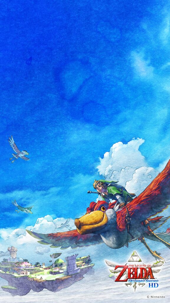 The Legend of Zelda Skyward Sword HD Link Mobile Wallpaper