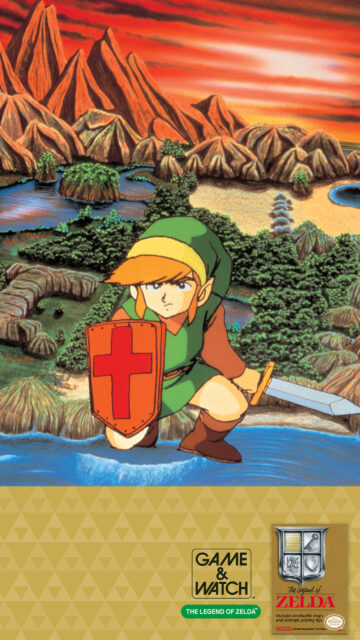 Classic The Legend of Zelda Link Fantasy Art Mobile Wallpaper