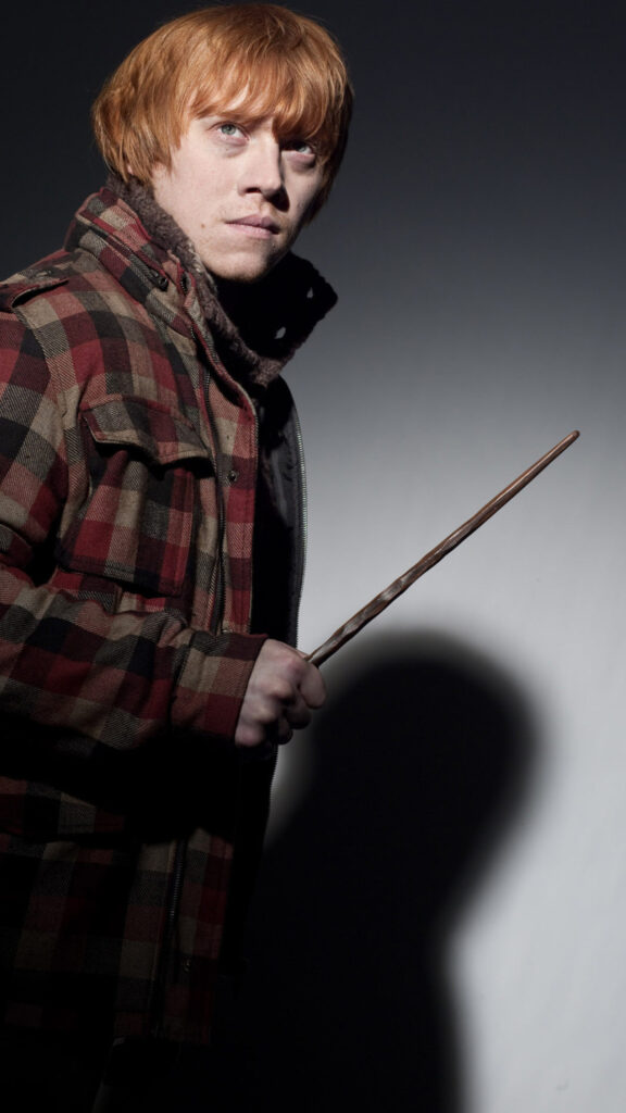 Rupert Grint as Ron Weasley High Quality Mobile Wallpaper