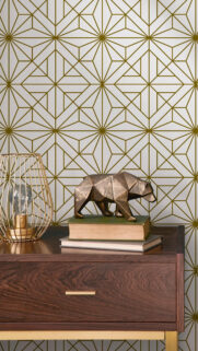 Sacred Geometry Gold Lines Pattern Aesthetic Spiritual Energy Wallpaper