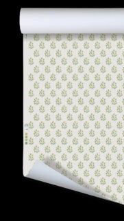 Minimalist Olive Branch Pattern Mobile Wallpaper