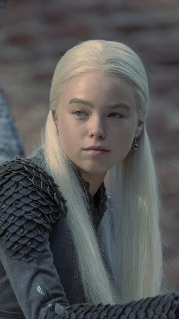 Milly Alcock as Princess Rhaenyra Targaryen 4K Mobile Wallpaper