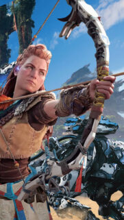 Aloy from Horizon Forbidden West Mobile Wallpaper