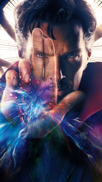 Doctor Strange Cinematic Close-up 4K Mobile Wallpaper