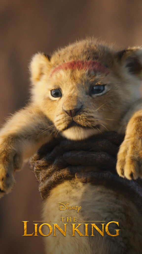 Baby Simba Lion King Cinematic Mobile Wallpaper