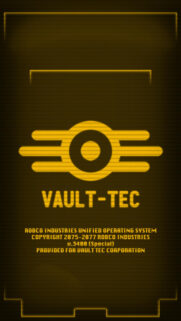 Vault-Tec RobCo OS Fallout Style Mobile Wallpaper