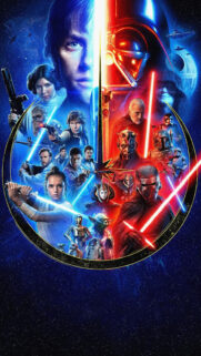 Star Wars Saga Composite Art Mobile Wallpaper
