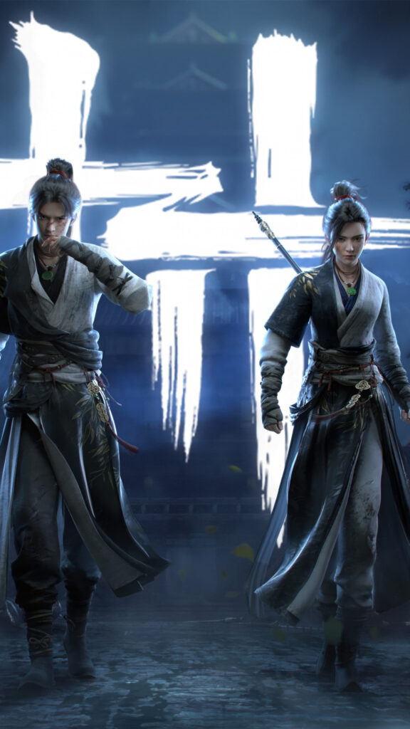 Where Winds Meet Wuxia Characters Mobile Wallpaper