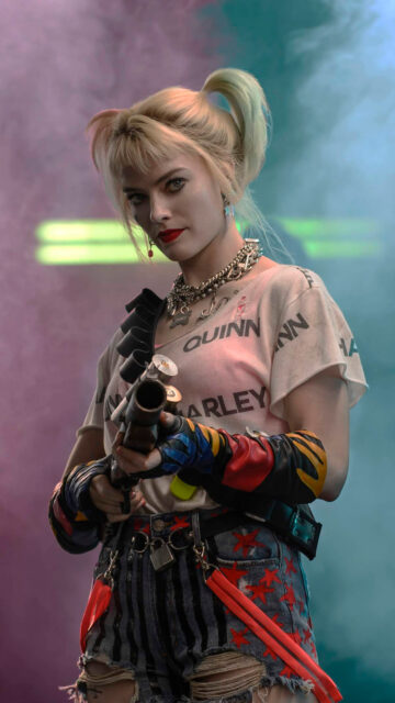 Harley Quinn Suicide Squad Portrait Mobile Wallpaper
