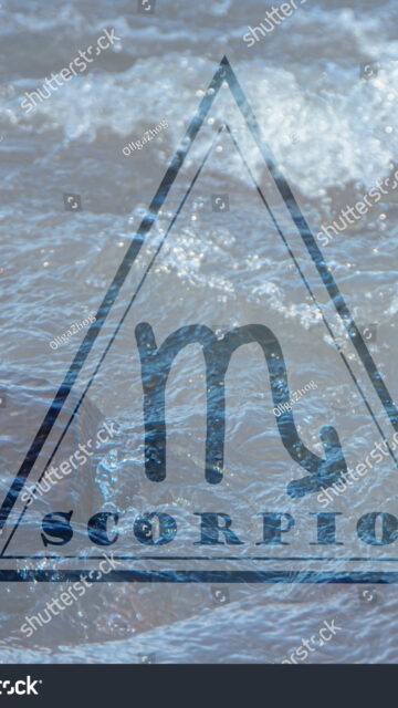 Mystical Scorpio Water Element Zodiac Sign Aesthetic Phone Wallpaper