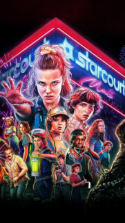 Stranger Things Season 3 Starcourt Mall Mobile Wallpaper