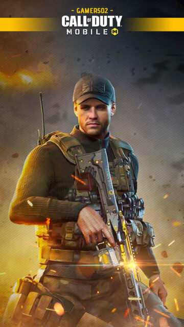 Soldier Tactical Combat Pose Call of Duty Mobile Wallpaper
