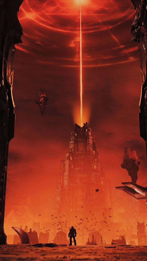 Doom Eternal Urdak Tower Mobile Wallpaper, Phone Wallpaper or 4K Wallpaper
