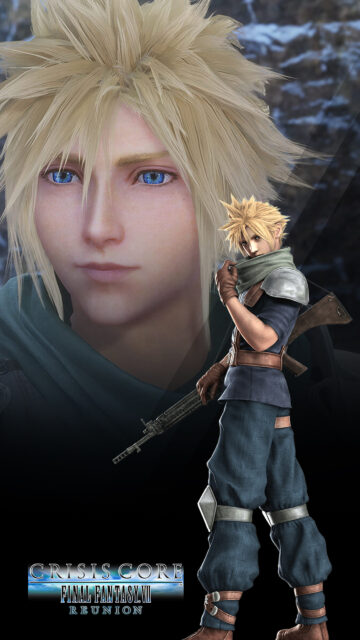 Cloud Strife Crisis Core Reunion Mobile Wallpaper