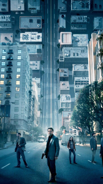Inception Movie Promotional Poster Phone Wallpaper