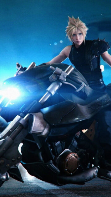 Cloud Strife on Hardy Daytona Mobile Wallpaper