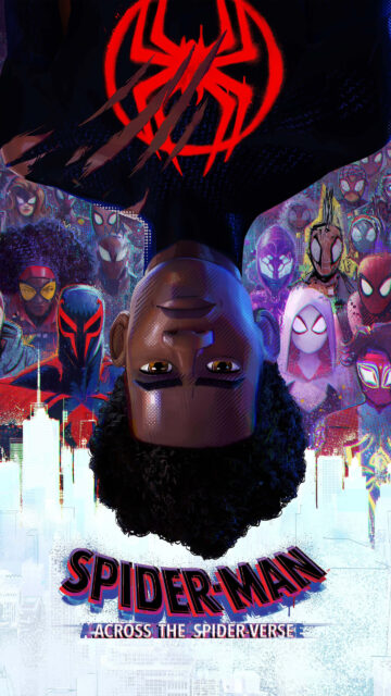 Miles Morales Across the Spider-Verse Mobile Wallpaper