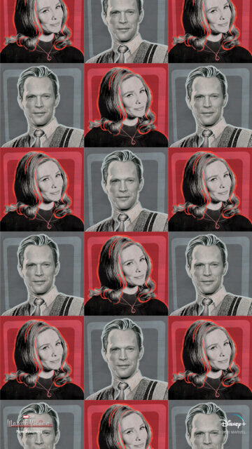 WandaVision Collage Mobile Wallpaper