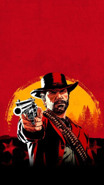 Red Dead Redemption 2 Arthur Morgan Mobile Wallpaper