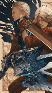 Devil May Cry 5 Vergil and Dante Action Mobile Wallpaper