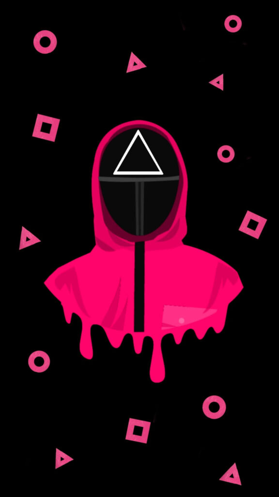 Pink Guard Dripping Art Mobile Wallpaper