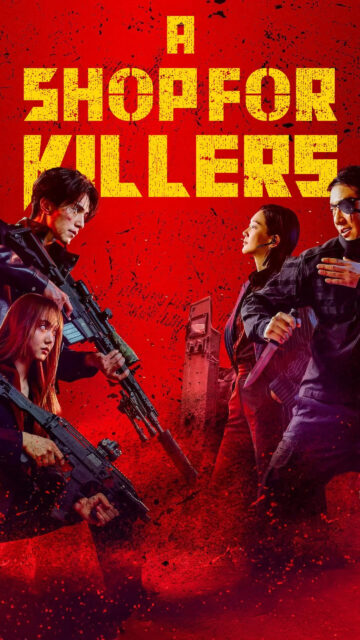 A Shop for Killers Character Collage Mobile Wallpaper