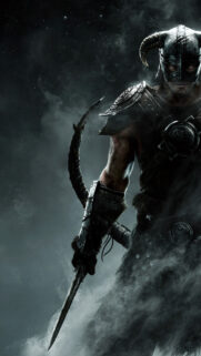 The Elder Scrolls V: Skyrim Dragonborn Mobile Wallpaper