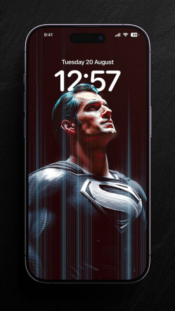 Black Suit Henry Cavill Superman Art Mobile Wallpaper