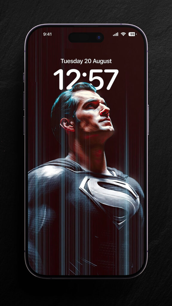 Black Suit Henry Cavill Superman Art Mobile Wallpaper