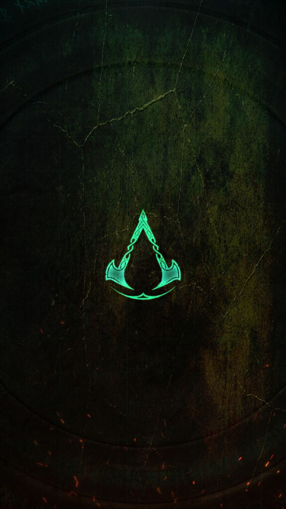 Viking Assassin's Creed Insignia Dark Mobile Wallpaper