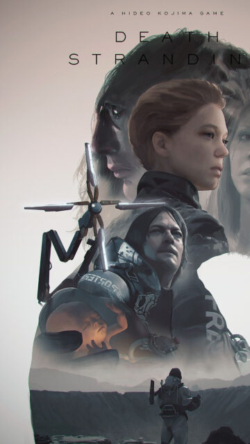 Death Stranding Fragile and Sam Porter Bridges Mobile Wallpaper