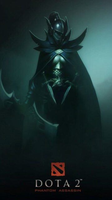 Dota 2 Phantom Assassin Hero Mobile Wallpaper