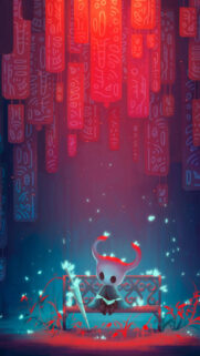 Hollow Knight Resting Mobile Wallpaper