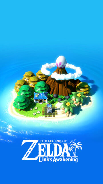 The Legend of Zelda Link's Awakening Mobile Wallpaper