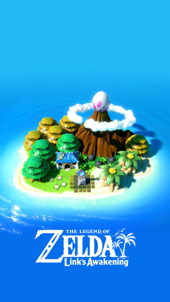The Legend of Zelda Link's Awakening Mobile Wallpaper